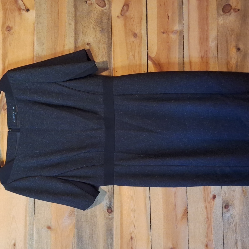 ANTONIO MELANI Charcoal Textured Dress